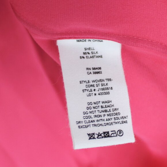 NEW Theory Silk Blend Boxy Fit Stretch Tee – Luxe Workwear/ Everyday Top - Picture 10 of 13